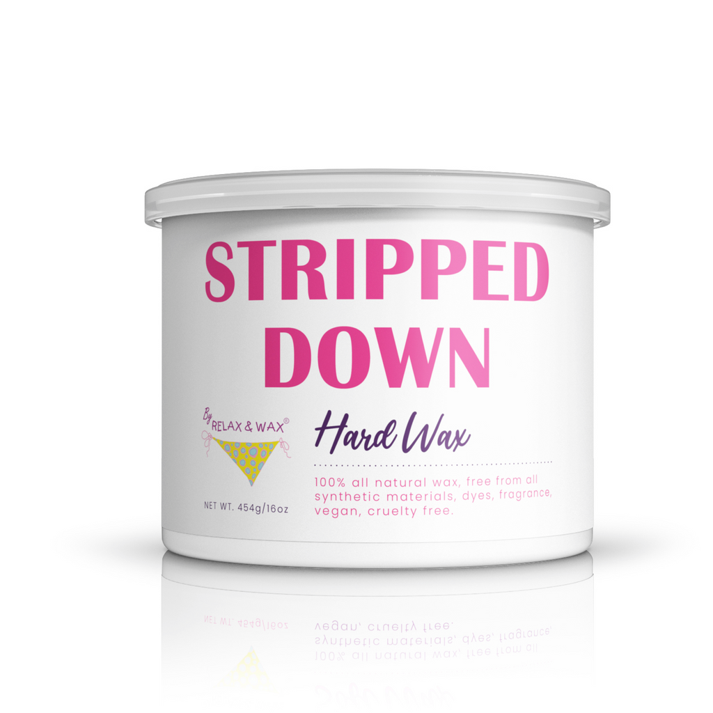 Relax & Wax All-Natural Hard Wax For Hair Removal On Sensitive Areas