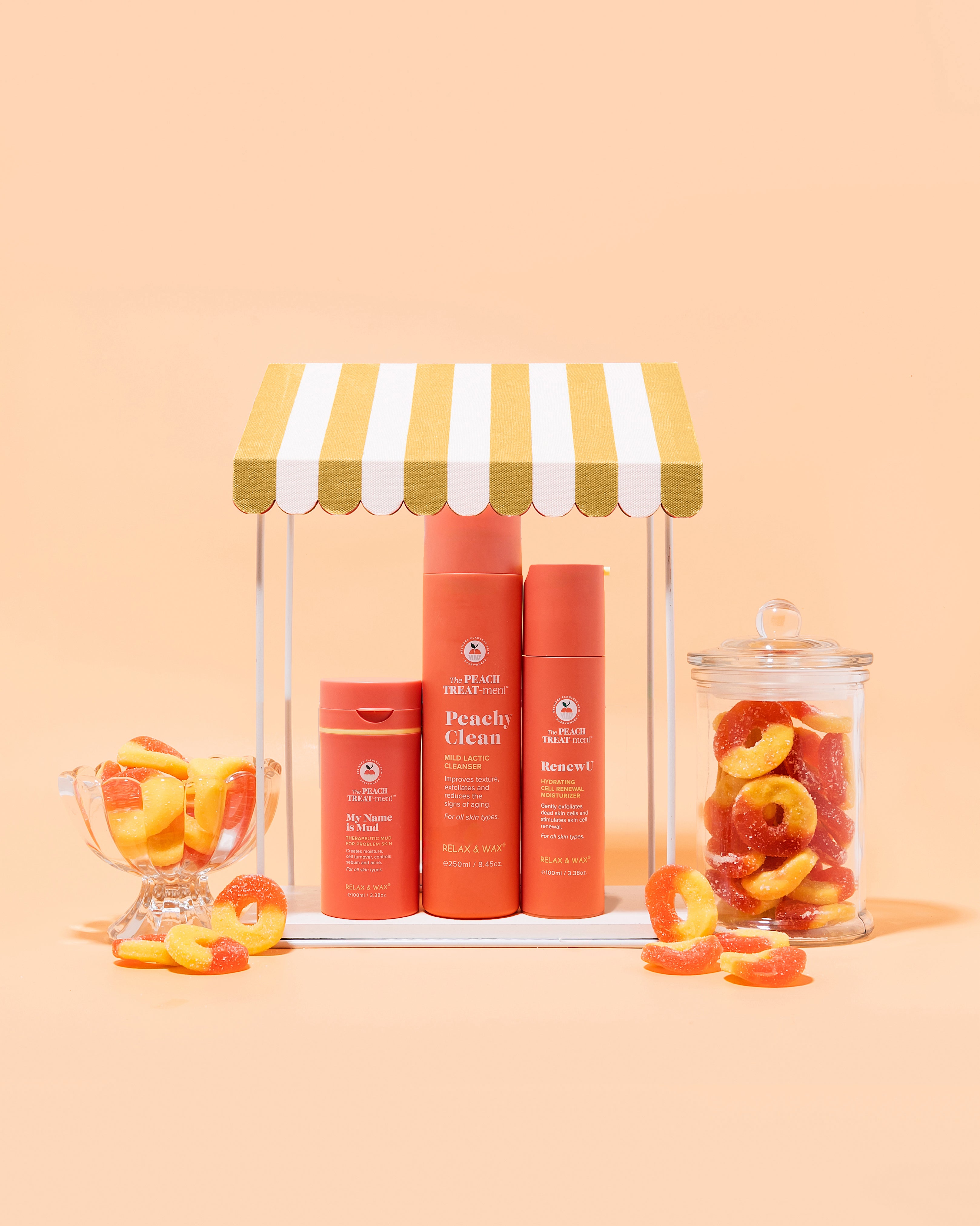 The PEACH TREAT-ment Kit- 3 step system for the Perfect Vajacial-Ingrown Hair Treatment