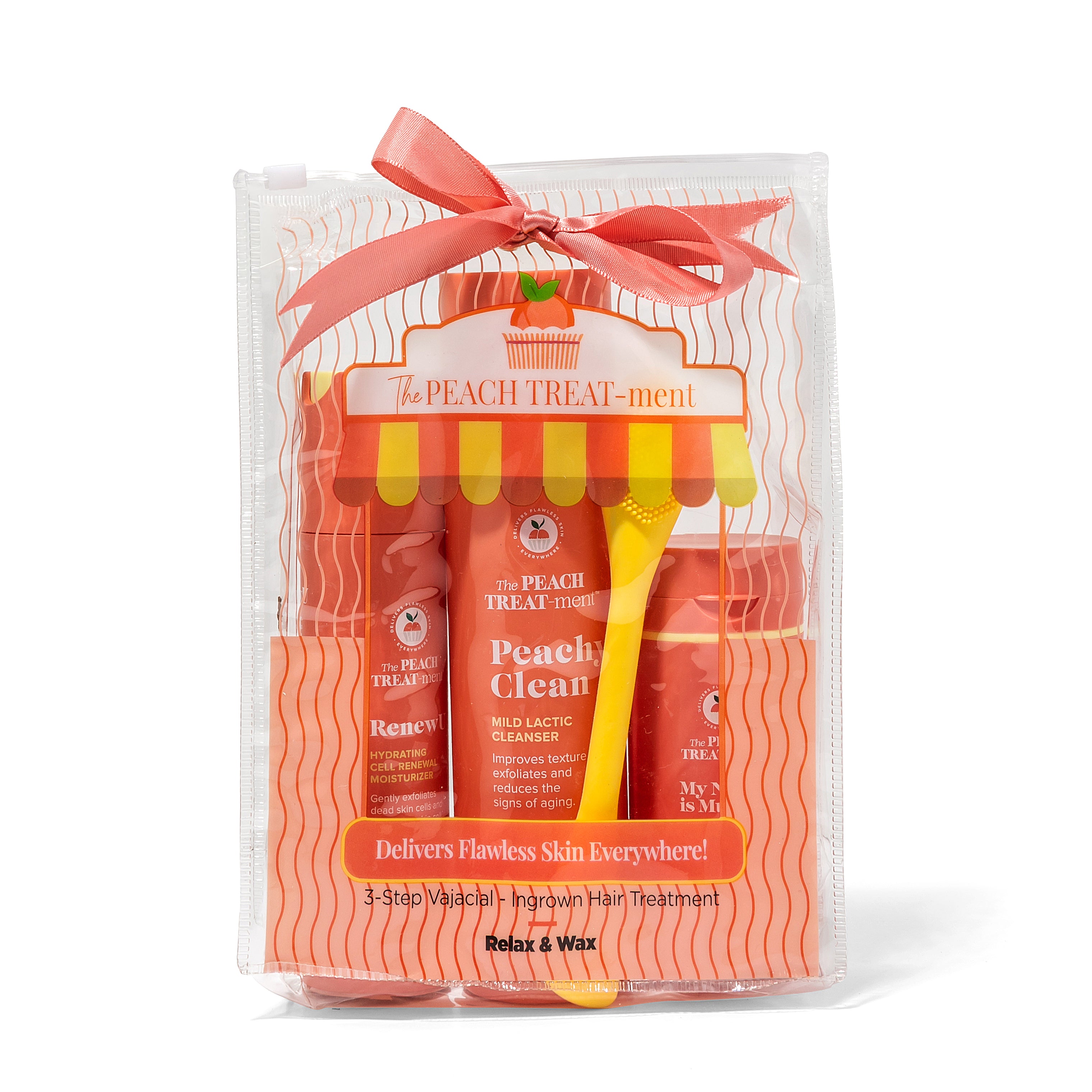 The PEACH TREAT-ment Kit- 3 step system for the Perfect Vajacial-Ingrown Hair Treatment
