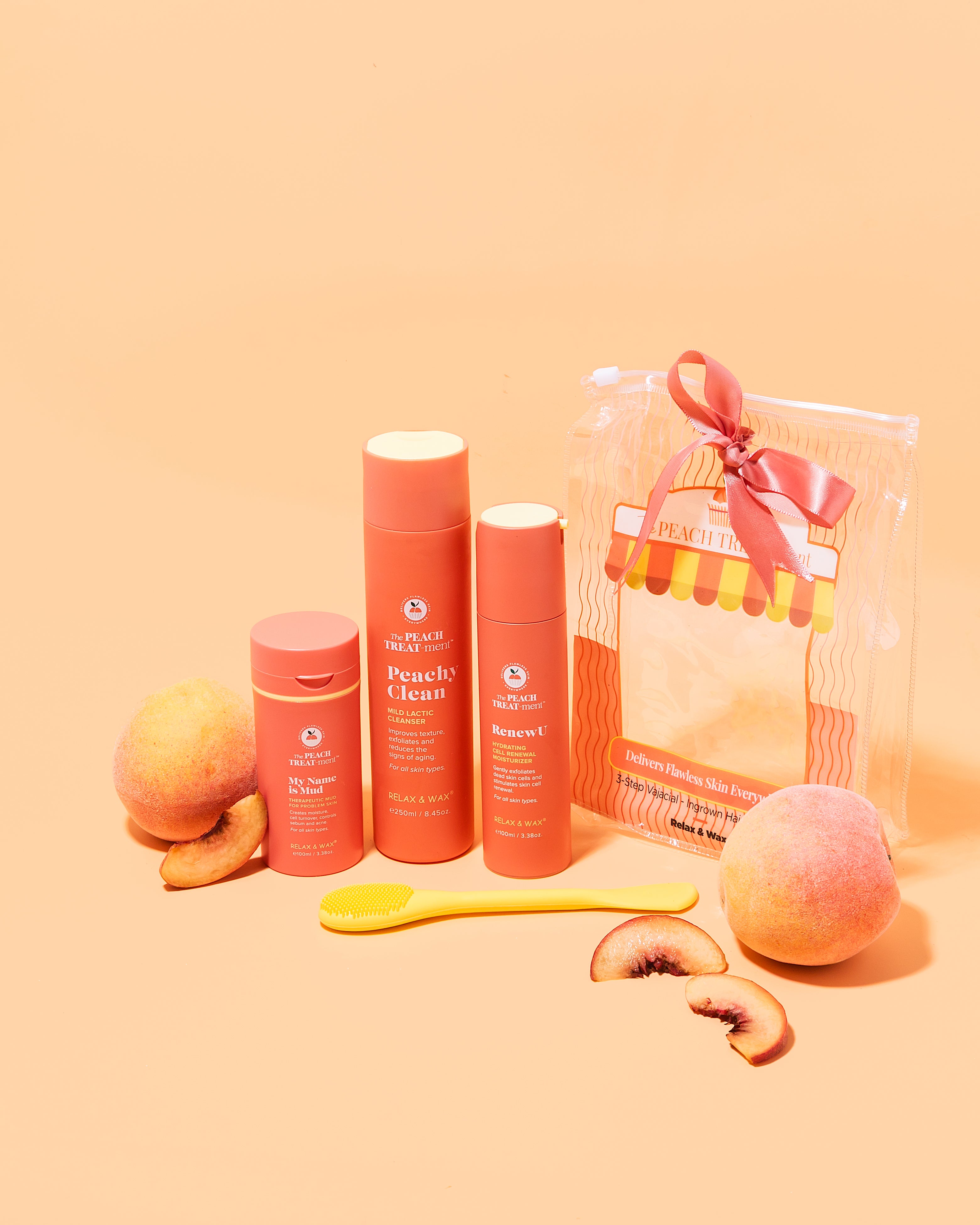 The PEACH TREAT-ment Kit- 3 step system for the Perfect Vajacial-Ingrown Hair Treatment