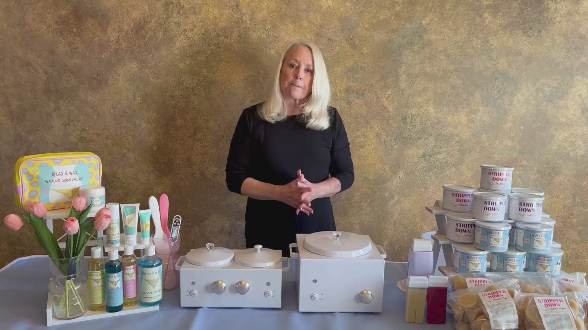 Relax & Wax Double Wax Warmer with Two Pots for Professionals