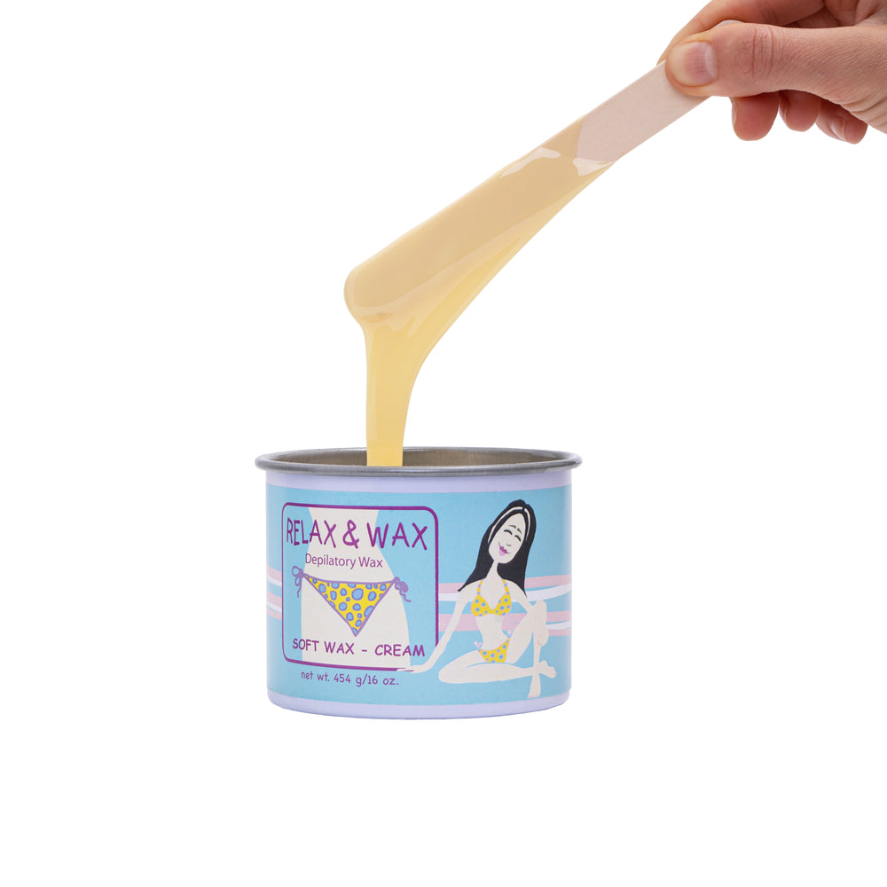 Relax & Wax Cream Soft Wax For Sensitive Skin Hair Removal