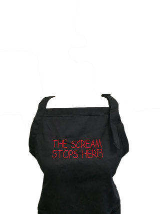 The Scream Stops Here Apron