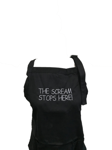 Image of The Scream Stops Here Apron