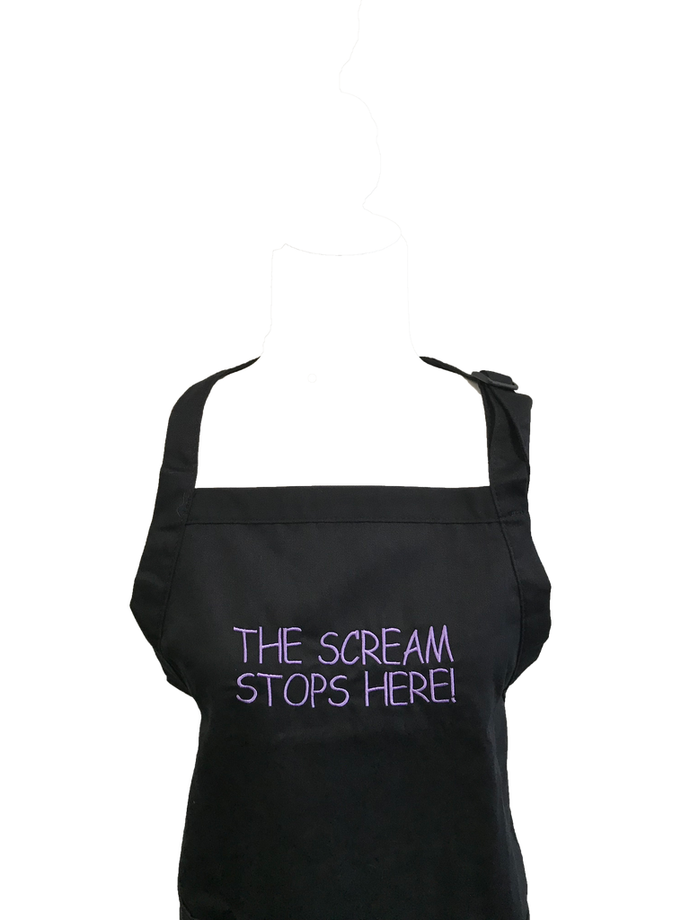 The Scream Stops Here Apron