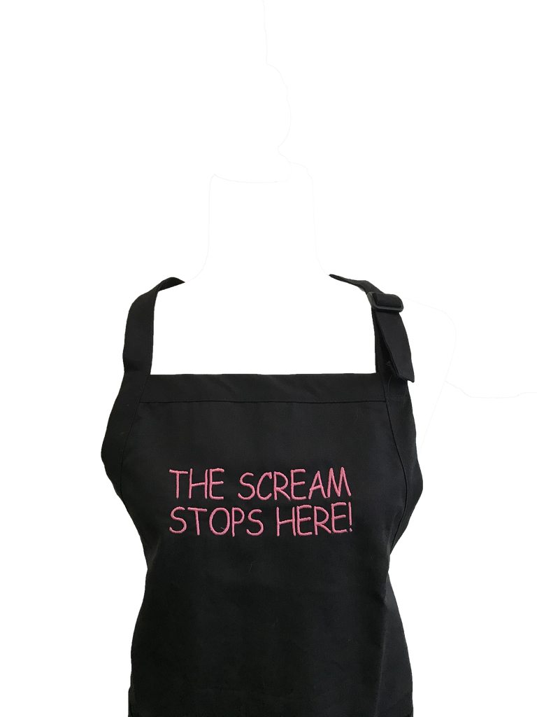 The Scream Stops Here Apron