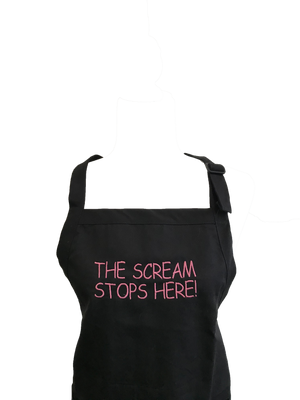 The Scream Stops Here Apron