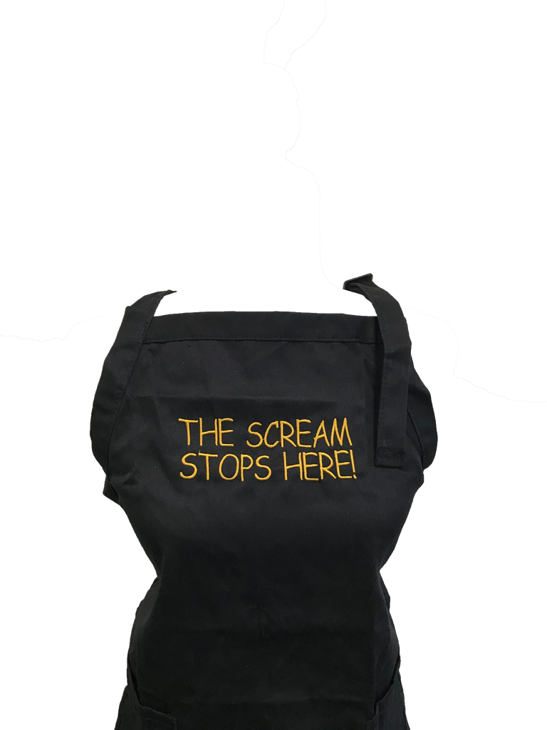 The Scream Stops Here Apron
